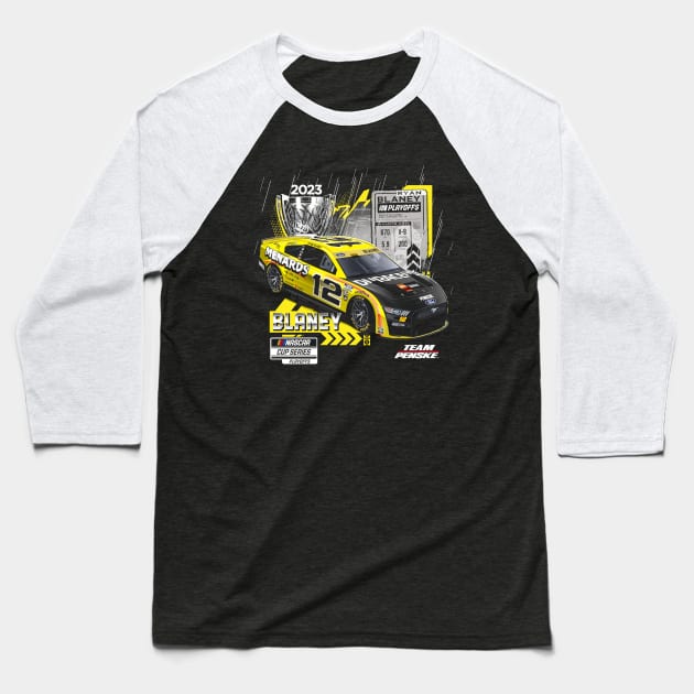 Ryan Blaney Series Playoffs Baseball T-Shirt by art.Hamdan